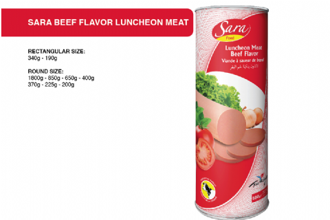 Beef Flavor Luncheon Meat