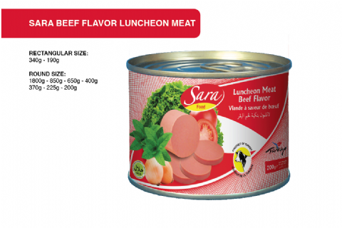 Beef Flavor Luncheon Meat