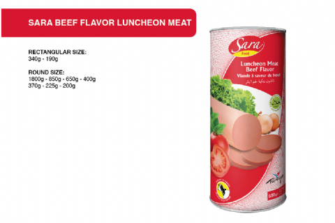 Beef Flavor Luncheon Meat