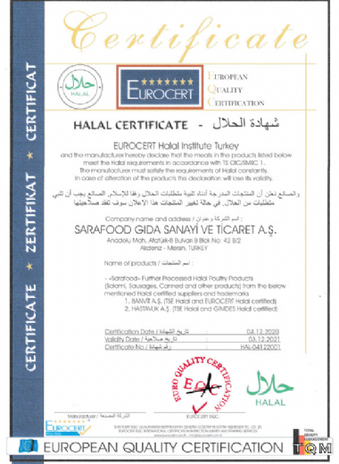 Our Certificates